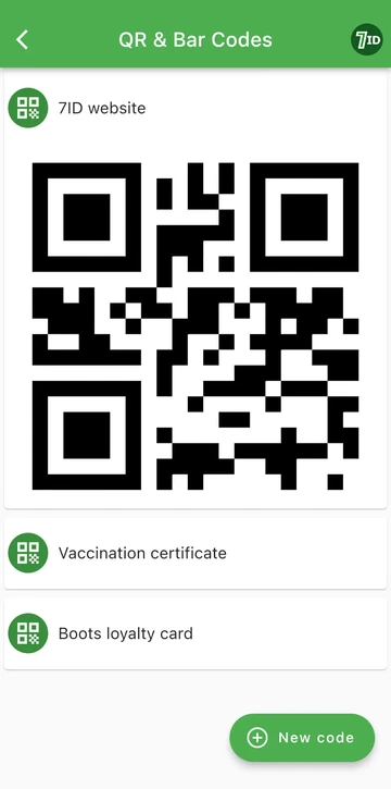 QR Code App: Lagra dina QR-koder på ett ställe